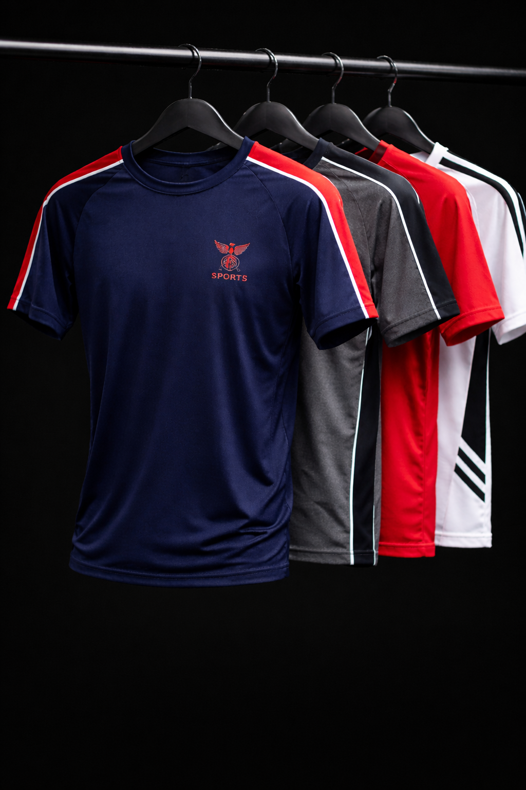 athletic sports t shirts for gym training workouts and sportswear