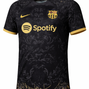 Barcelona black gold jersey special edition football shirt Pakistan