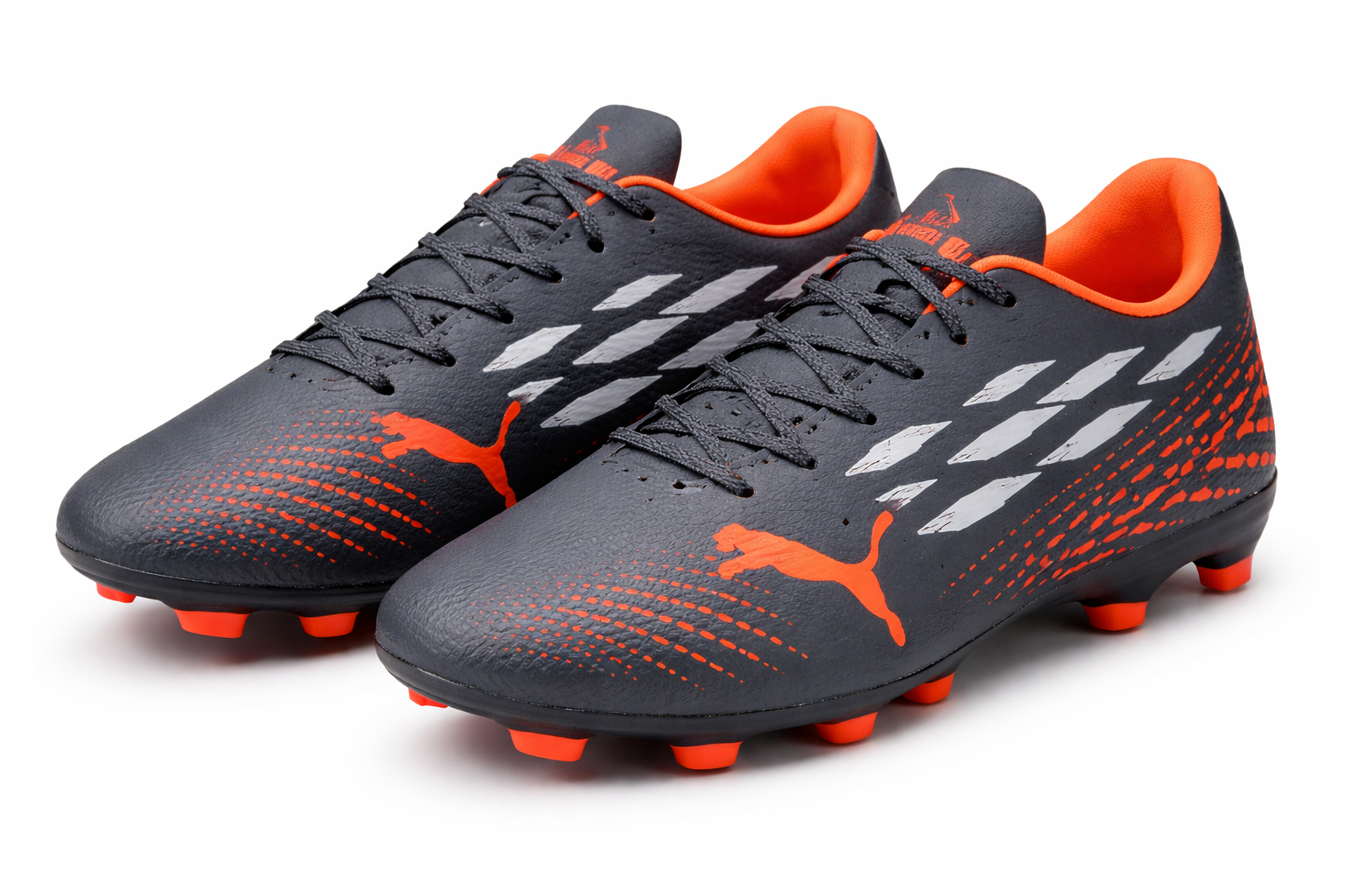 Black Orange Football Boots black orange football boots studs soccer shoes for grass ground pakistan