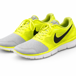 lightweight breathable running shoes neon yellow athletic sports shoes for gym and training Pakistan